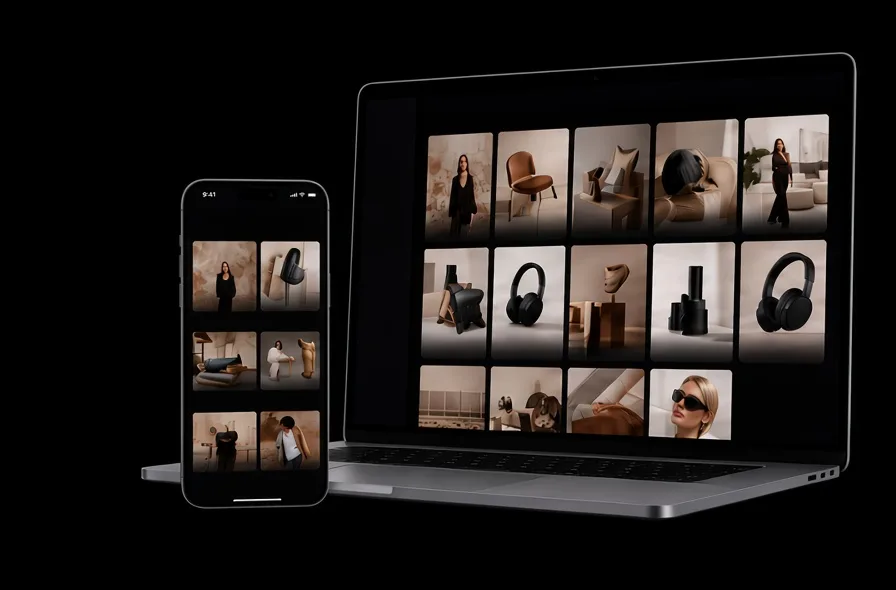 GSight workspace on a laptop and phone